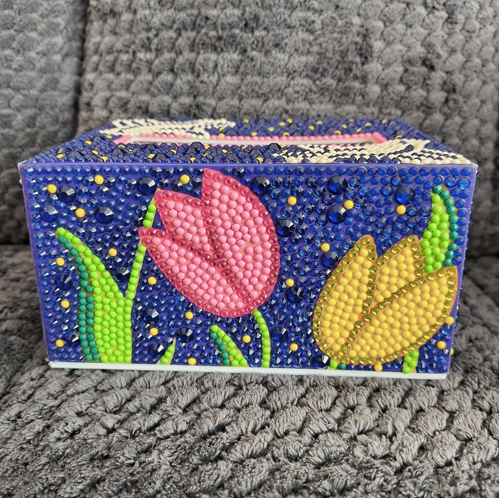 Hand Crafted Tulip Kleenex Dispenser